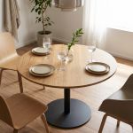 ANNE - piano per tavolo Ø 80 cm sp. 18 mm