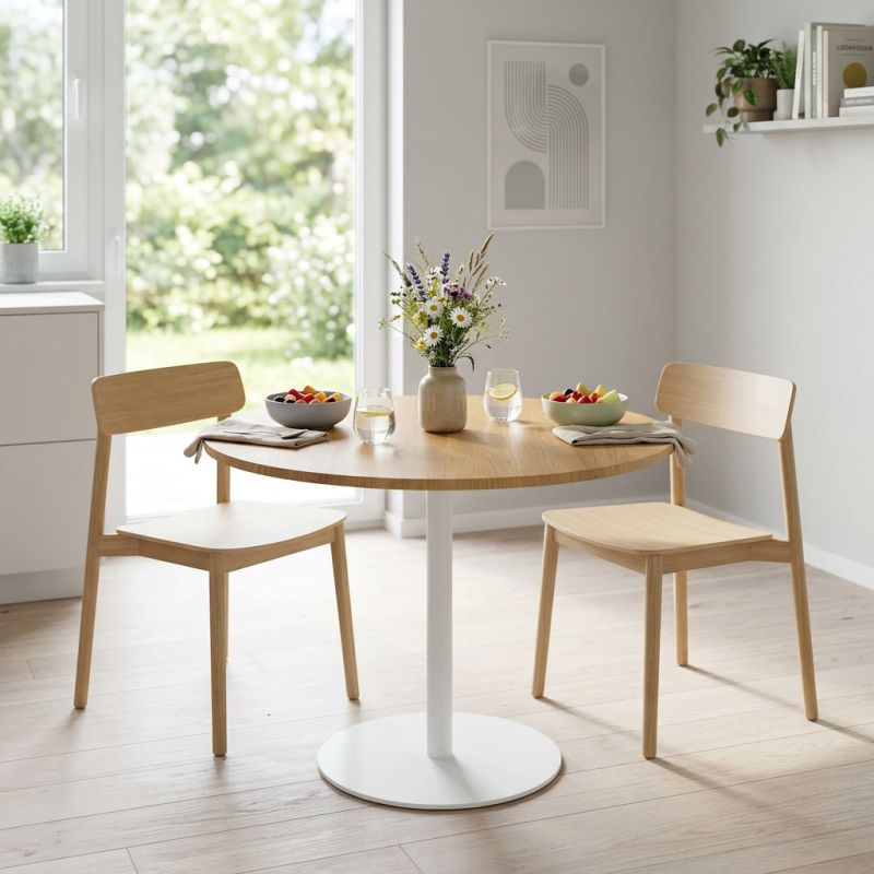 ANNE - piano per tavolo Ø 80 cm sp. 18 mm