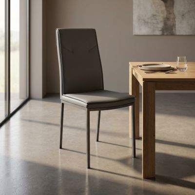 CHANTELLE - sedia in ecopelle