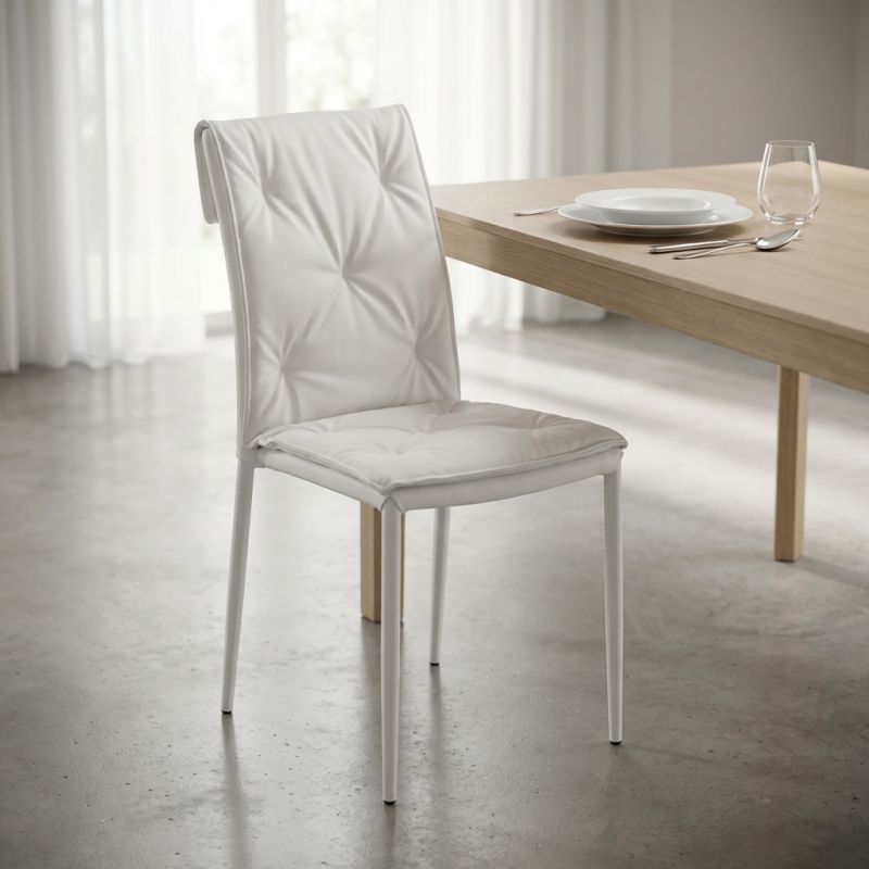 DELIA - sedia in ecopelle