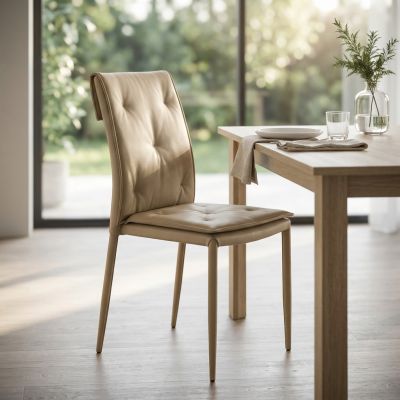 DELIA - sedia in ecopelle