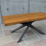GREGO - tavolo in rovere moderno 100 x 250