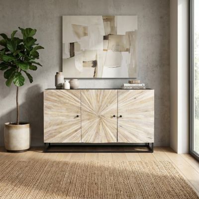 SPIRAL - madia 3 ante legno e ferro