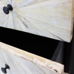 SPIRAL - cassettiera 5 cassetti legno e ferro