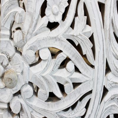 OHM - comò con decoro 2 ante legno e ferro