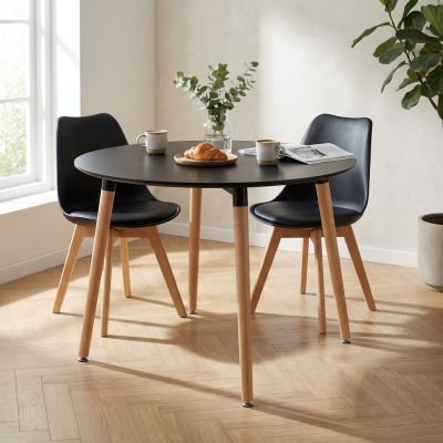 THOMAS - tavolo da pranzo scandinavo rotondo