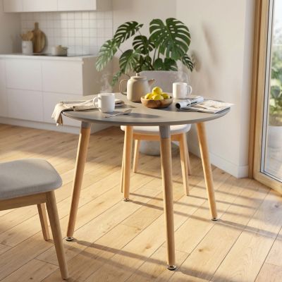 THOMAS - tavolo da pranzo scandinavo rotondo