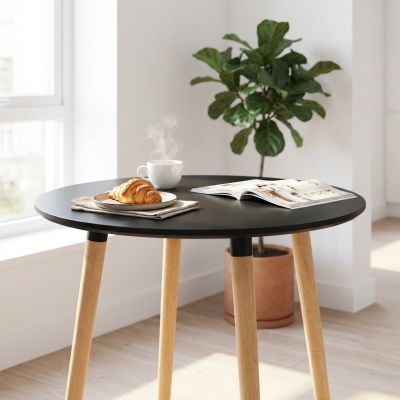 THOMAS - tavolo da pranzo scandinavo rotondo