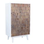 MATRIX - armadio a due ante con decoro in legno