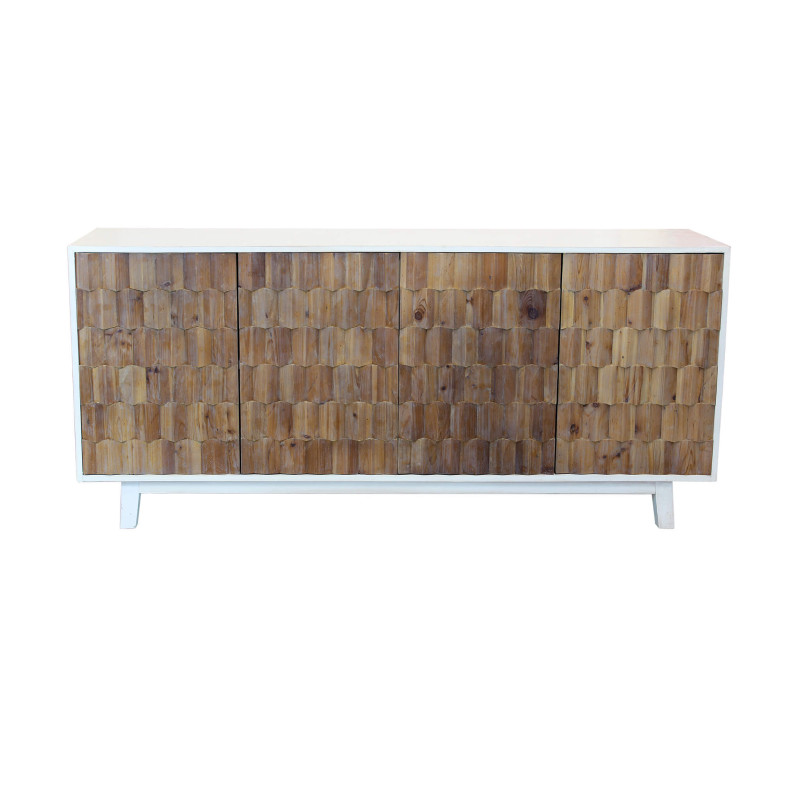MATRIX - madia moderna con decoro in legno