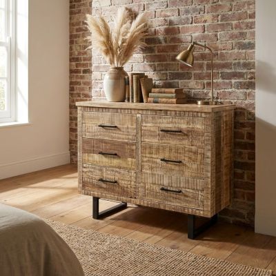 FAMAS - cassettiera con sei cassetti in legno