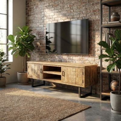 FAMAS - porta tv in legno moderno