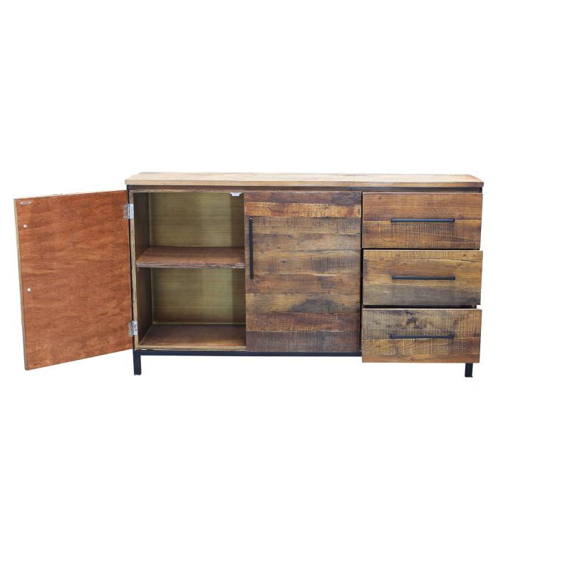 RUNE - madia moderna con due ante e tre cassetti