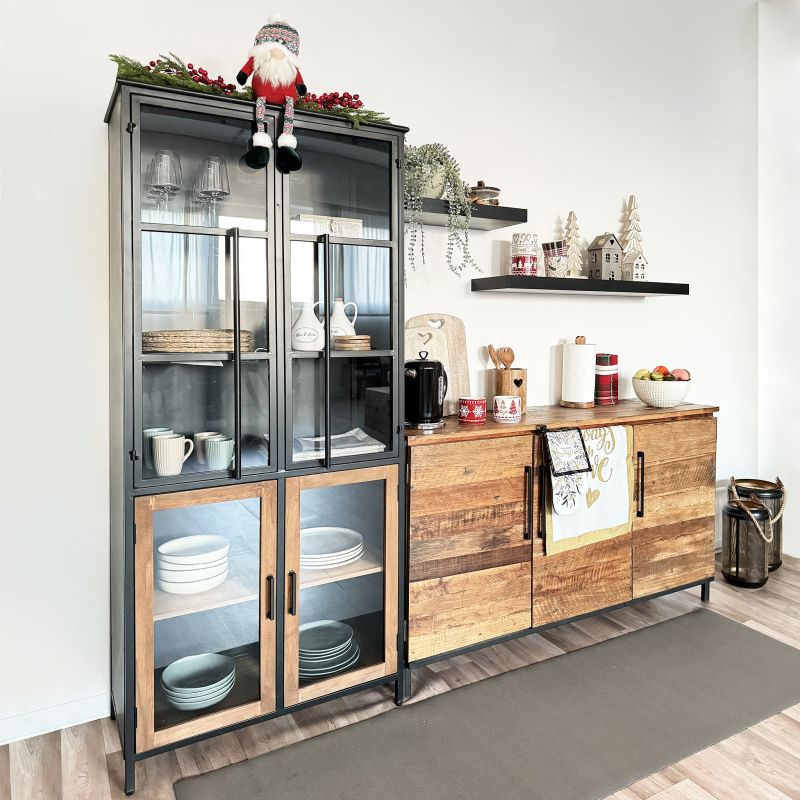 RUNE - madia moderna in legno con tre ante