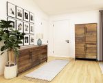 RUNE - credenza moderna in legno con quattro ante