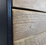 PINUS BLACK - madia 4 ante in pino riciclato