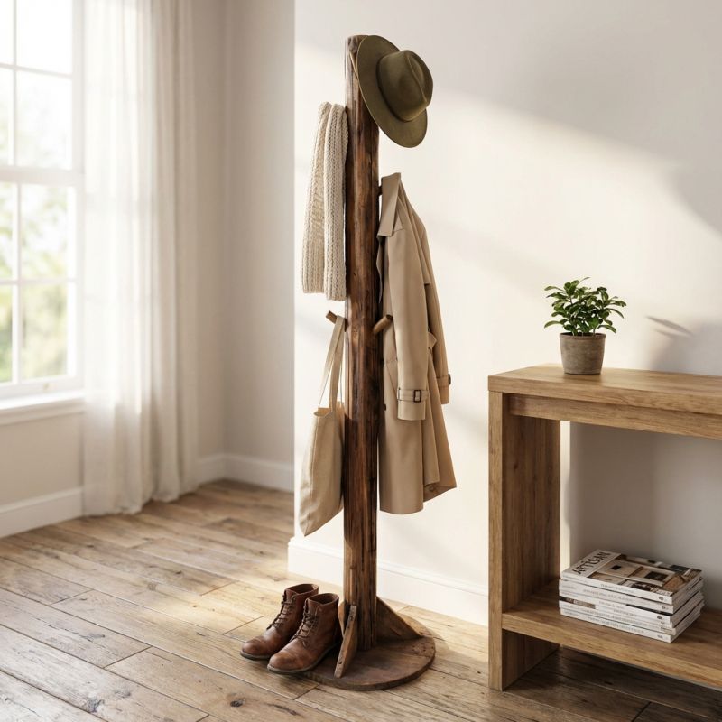 PINUS - appendiabiti in pino riciclato