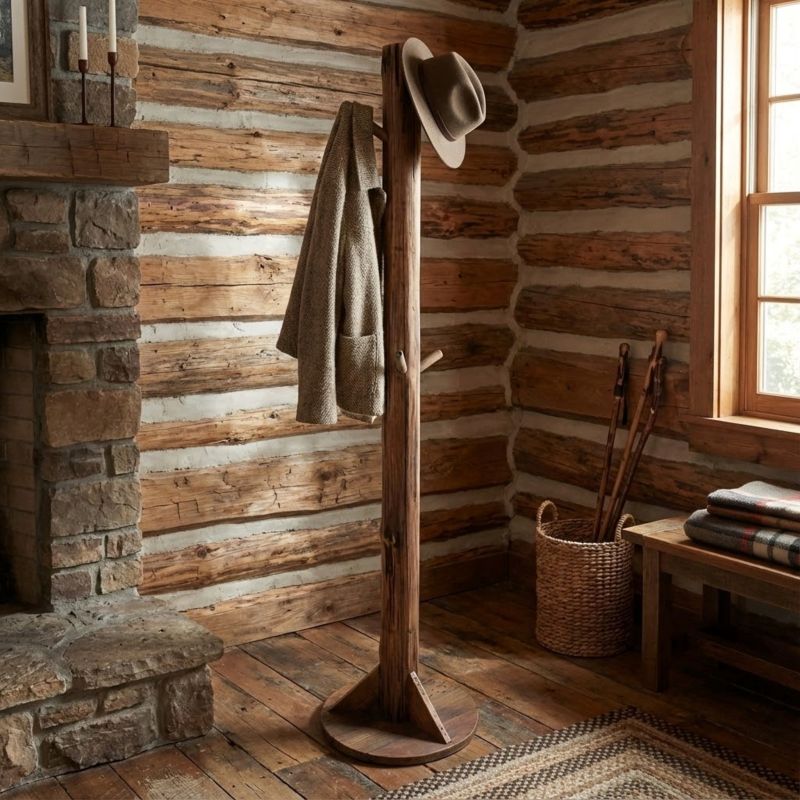 PINUS - appendiabiti in pino riciclato