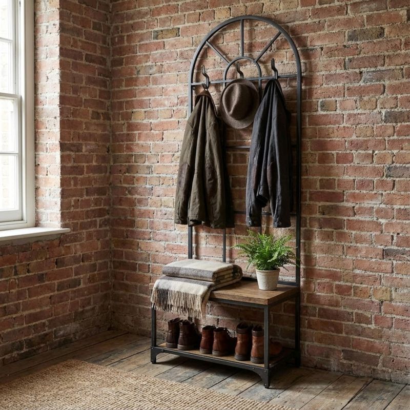 NUBI - appendiabiti con panca