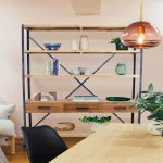NEPO - libreria in legno e acciaio