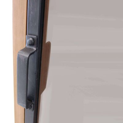 JAMES - vetrina in legno e acciaio