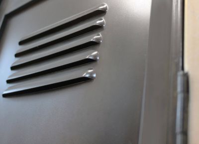 CHARLIE - vetrina in legno e acciaio