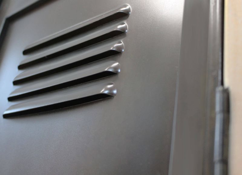 CHARLIE - vetrina in legno e acciaio