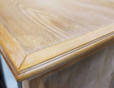 CHARLIE - vetrina in legno e acciaio