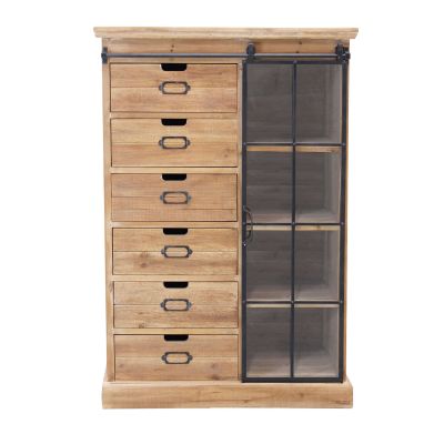 STEVE - cassettiera con anta scorrevole