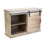 COLU - madia in legno e acciaio