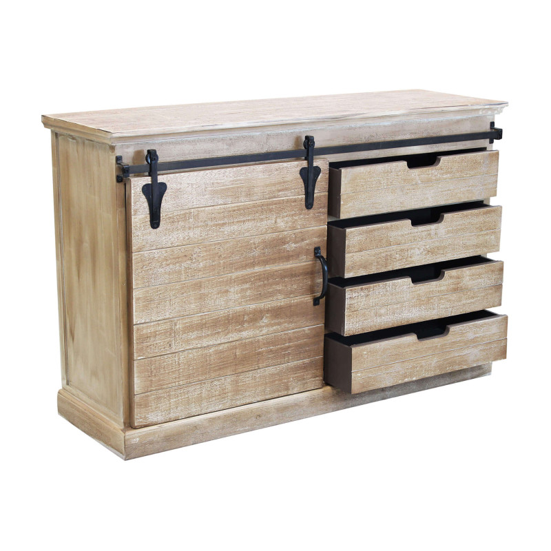 COLU - madia in legno e acciaio