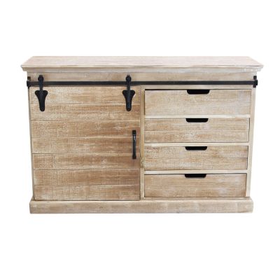 COLU - madia in legno e acciaio