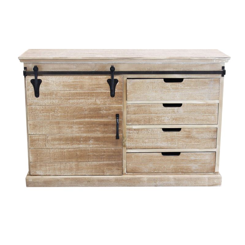 COLU - madia in legno e acciaio