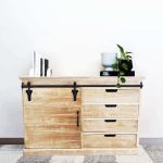 COLU - madia in legno e acciaio