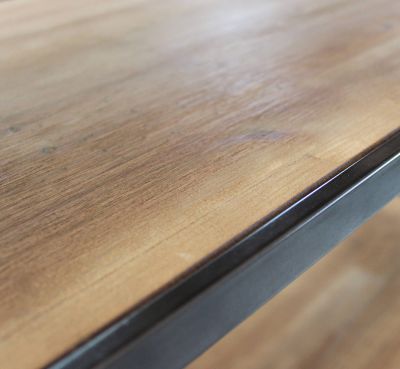 NELLO - libreria in legno e acciaio