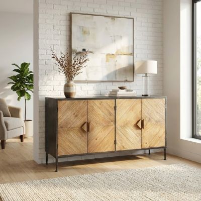 MAORI - madia in legno e acciaio