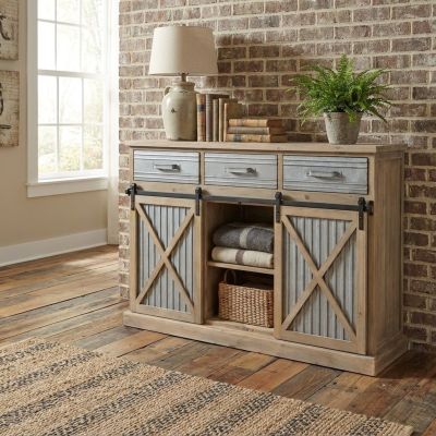 DOLPHY - madia in legno e acciaio