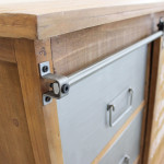 EDWINS - madia in legno e acciaio