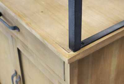 ARTUR - libreria in legno e acciaio