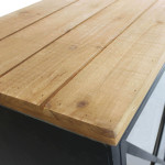 DENNIS - madia in legno e acciaio