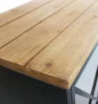 DENNIS - madia in legno e acciaio