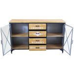 DENNIS - madia in legno e acciaio