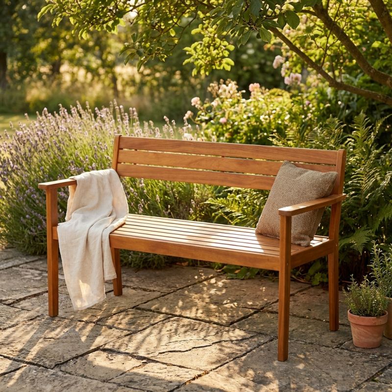 NILO - panchina da giardino in legno