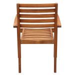 NILO - poltrona da giardino in legno