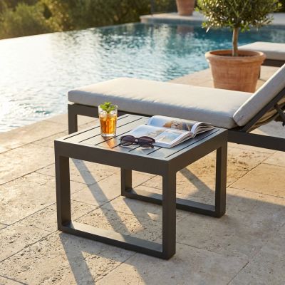 ARGENTUM - tavolino da giardino in alluminio