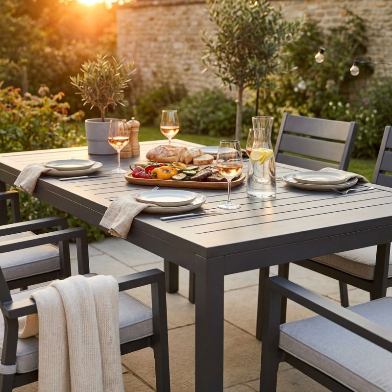 OMEN - tavolo da giardino in alluminio