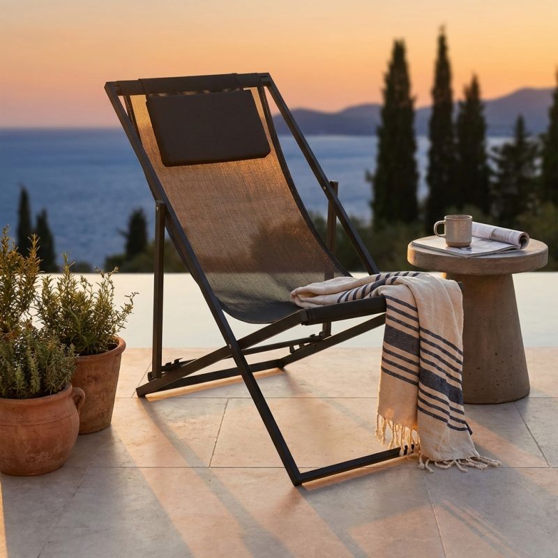 AULUS - sdraio pieghevole in textilene