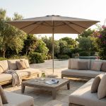 NICOLAUS - ombrellone in alluminio 3 x 3 m