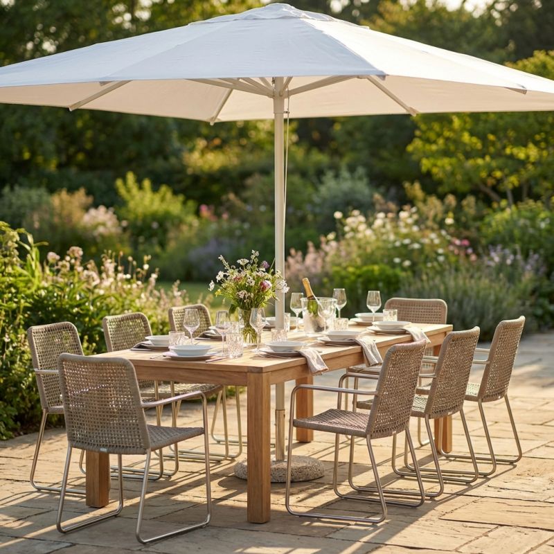 NICOLAUS - ombrellone in alluminio 3 x 4 m