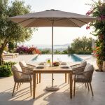 NICOLAUS - ombrellone in alluminio 3 x 4 m